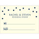 Confetti Dot Folded Place Cards Image 9 of 9